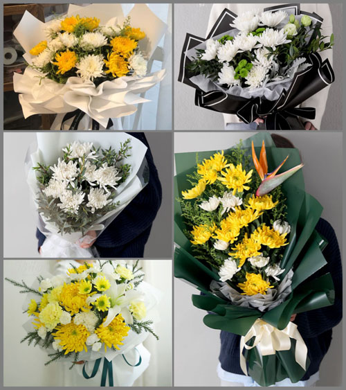 河南南阳邓州市裴营乡张闸村白事花束代送